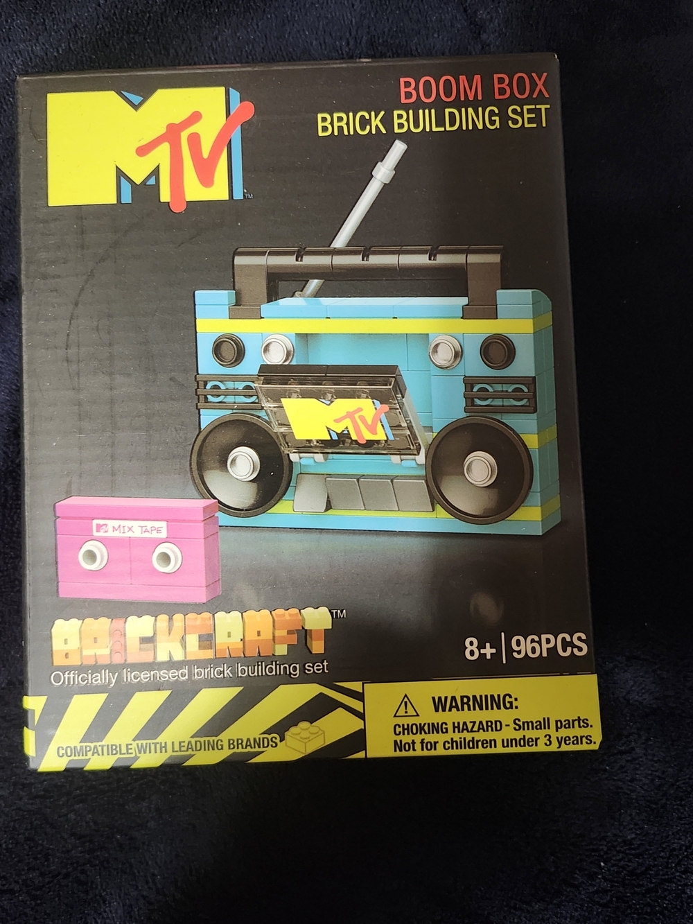 Mega Construx MTV Boom Box Brick Building Set 96-Piece Building Set